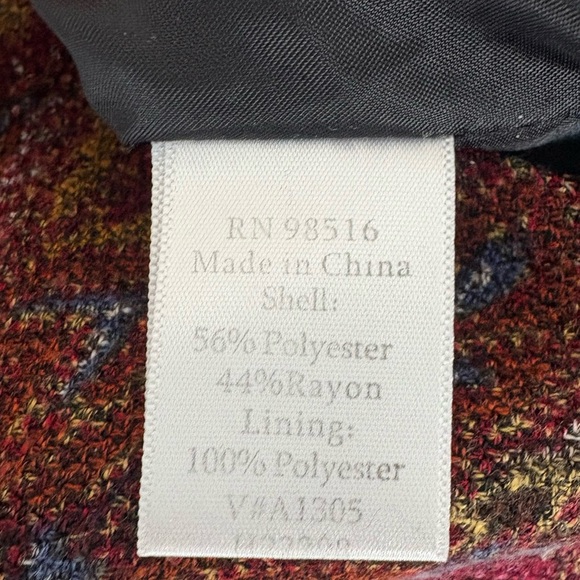 Coldwater Creek Paisley Tapestry Jacket Blazer Size 1X - Picture 2 of 7
